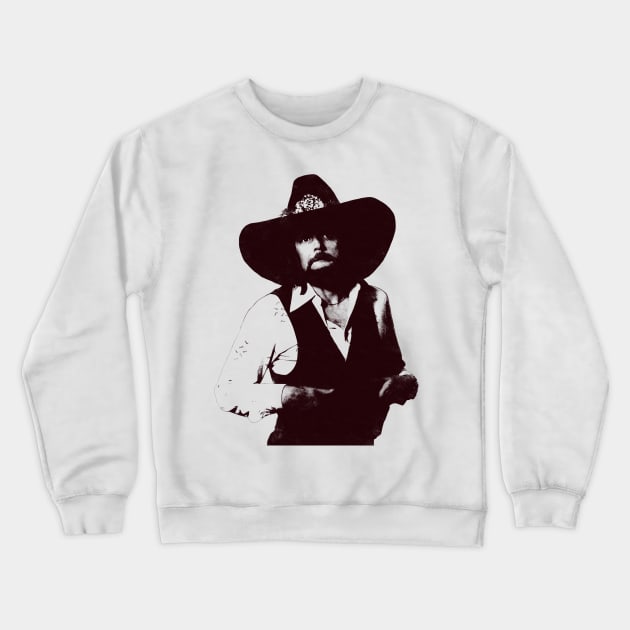 Johnny Paycheck - Armed and Crazy Crewneck Sweatshirt by tykler